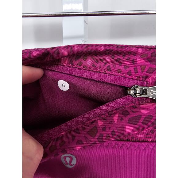 lululemon Real Quick Tight Size 6 Regal Plum Luxtreme 7/8 Length - Picture 5 of 5